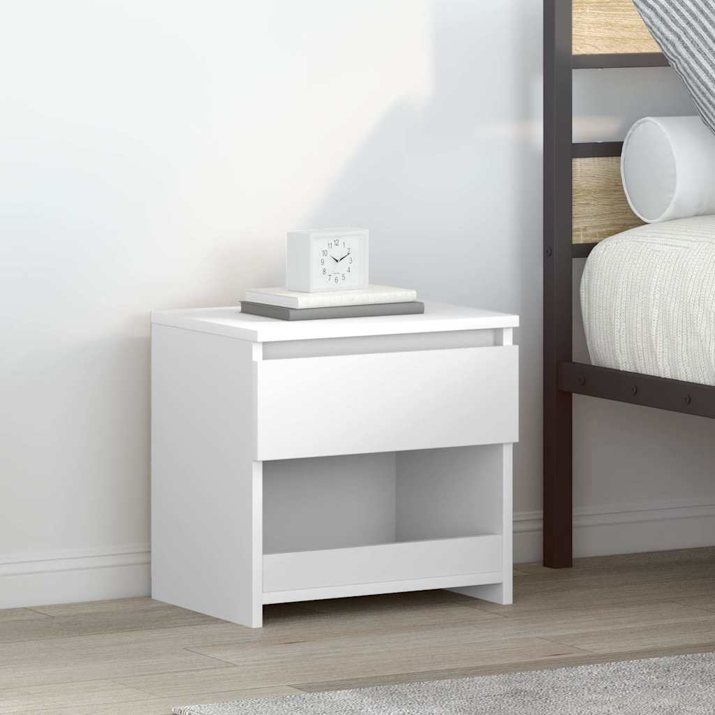Bedside Cabinet 40X30X39 Cm Engineered Wood
