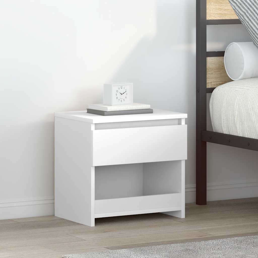 Bedside Cabinet 40X30X39 Cm Engineered Wood