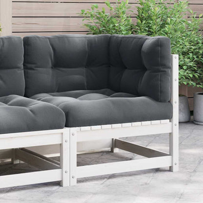 3 Piece Garden Lounge Set With Cushions Solid Pinewood