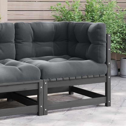3 Piece Garden Lounge Set With Cushions Solid Pinewood