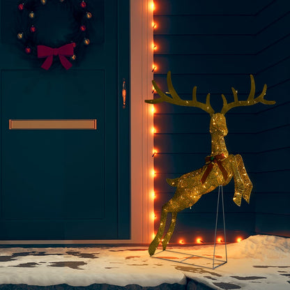 Flying Reindeer Christmas Decoration 120 Leds Warm White