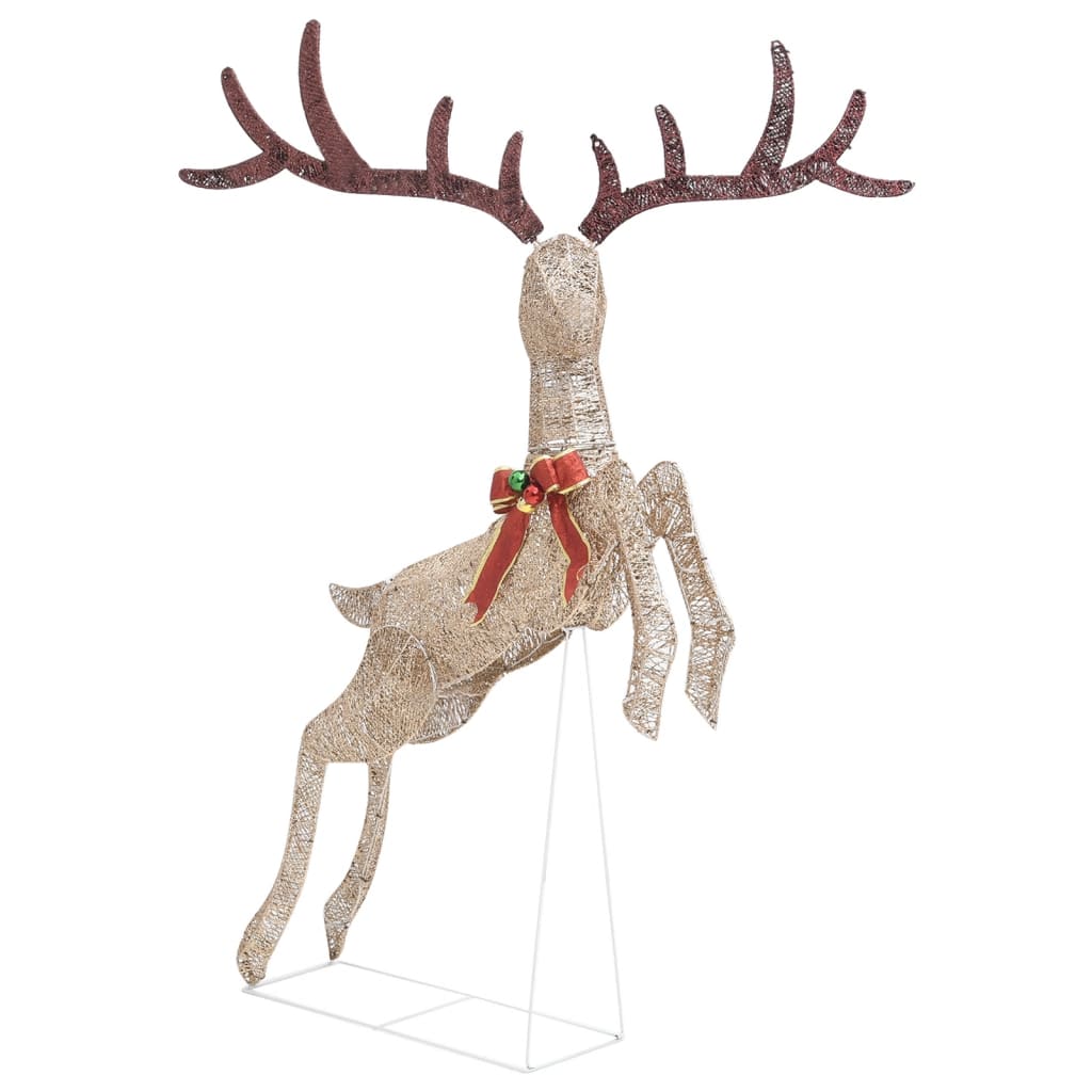 Flying Reindeer Christmas Decoration 120 Leds Warm White