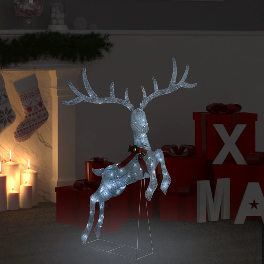 Flying Reindeer Christmas Decoration 120 Leds Warm White