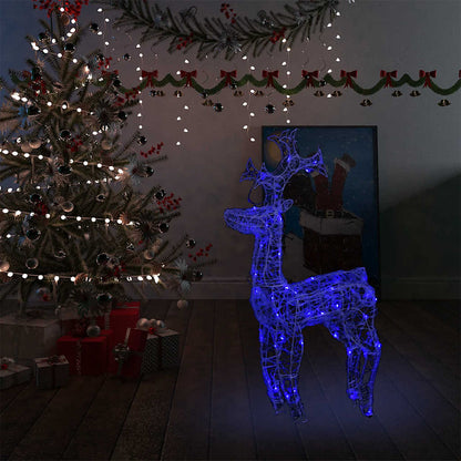 Acrylic Reindeer Christmas Decoration 140 Leds 120 Cm