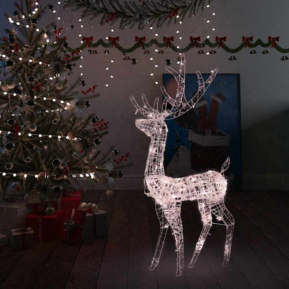 Acrylic Reindeer Christmas Decoration 140 Leds 120 Cm
