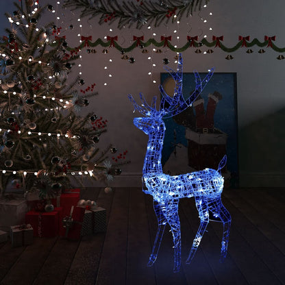 Acrylic Reindeer Christmas Decoration 140 Leds 120 Cm