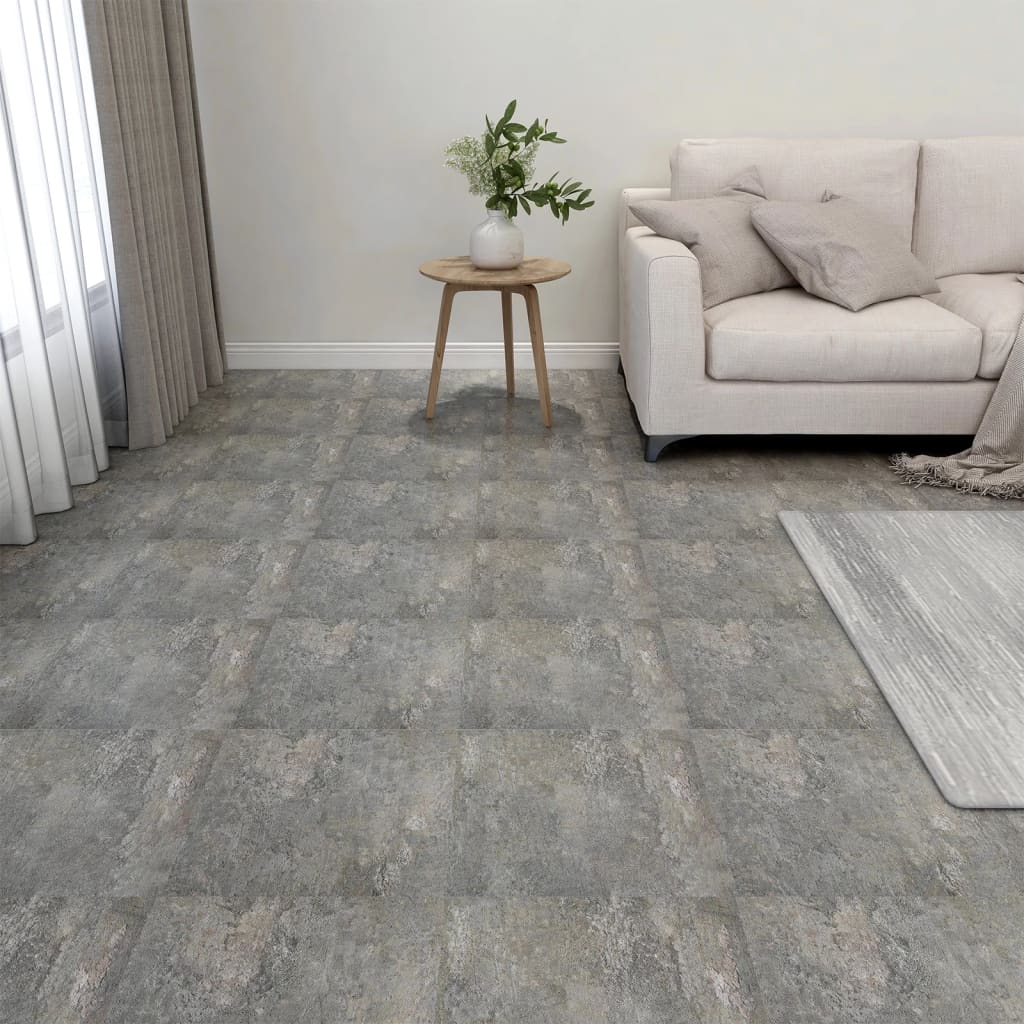 Self-Adhesive Flooring Planks 20 Pcs Pvc 1.86 M² Beige