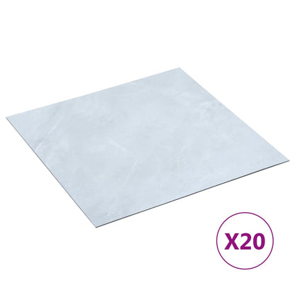 Self-Adhesive Flooring Planks 20 Pcs Pvc 1.86 M² Beige
