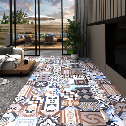Self-Adhesive Flooring Planks 20 Pcs Pvc 1.86 M² Beige