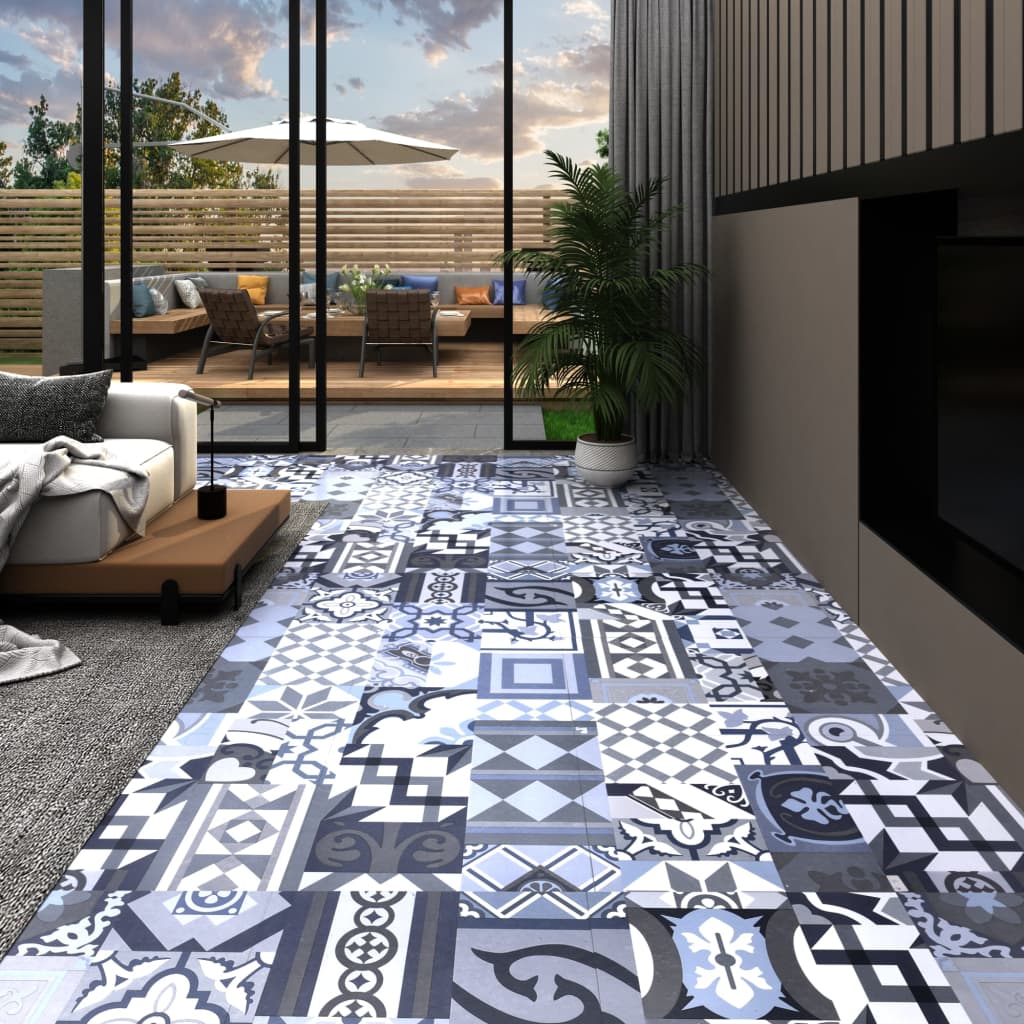 Self-Adhesive Flooring Planks 20 Pcs Pvc 1.86 M² Beige