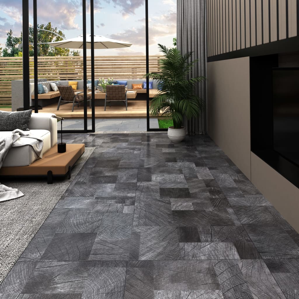 Self-Adhesive Flooring Planks 20 Pcs Pvc 1.86 M² Beige