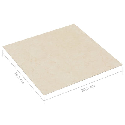 Self-Adhesive Flooring Planks 20 Pcs Pvc 1.86 M² Beige
