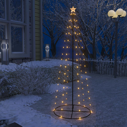 Christmas Cone Tree 100 Leds Decoration 70X180 Cm
