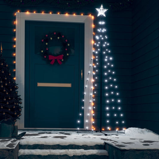 Christmas Cone Tree 100 Leds Decoration 70X180 Cm