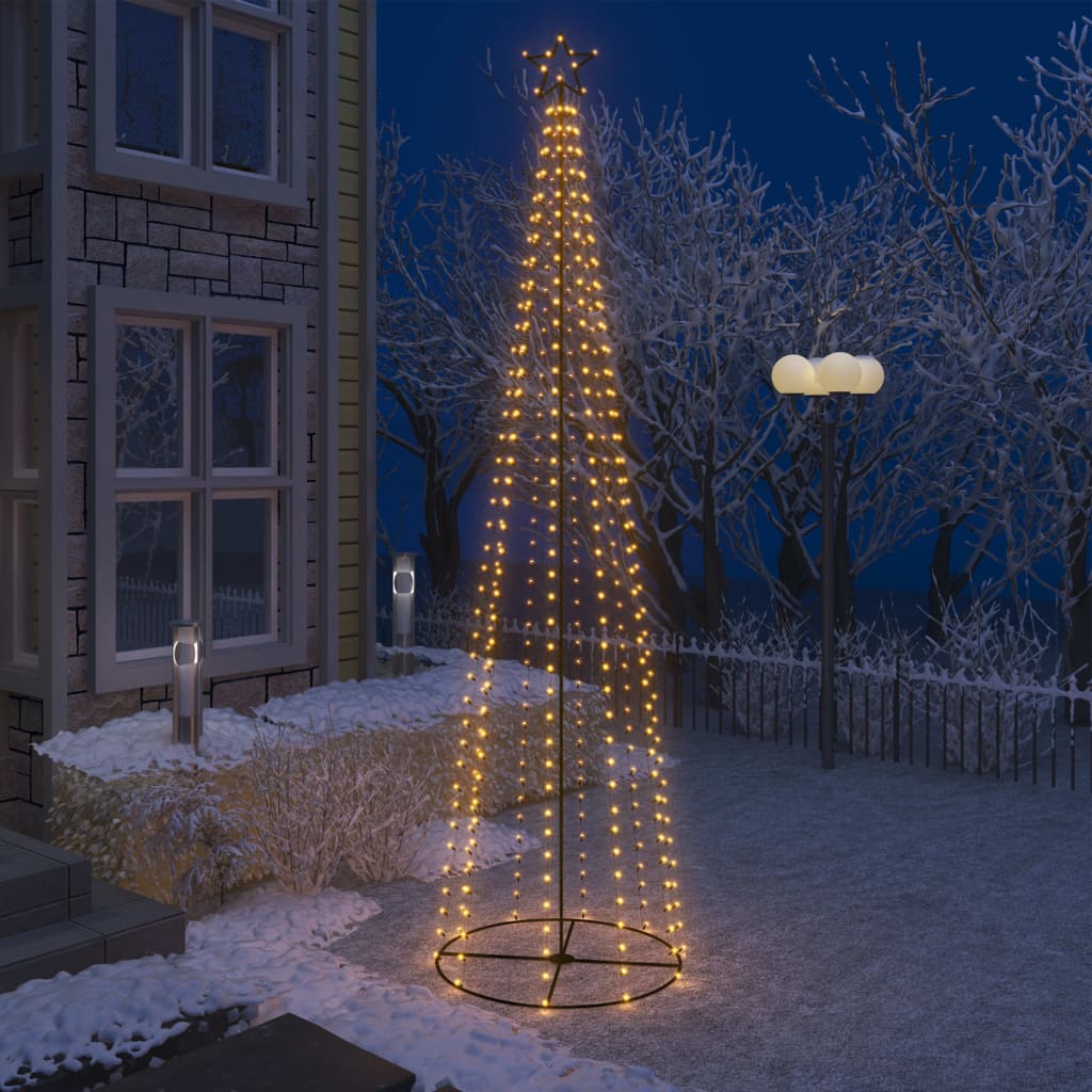 Christmas Cone Tree 100 Leds Decoration 70X180 Cm