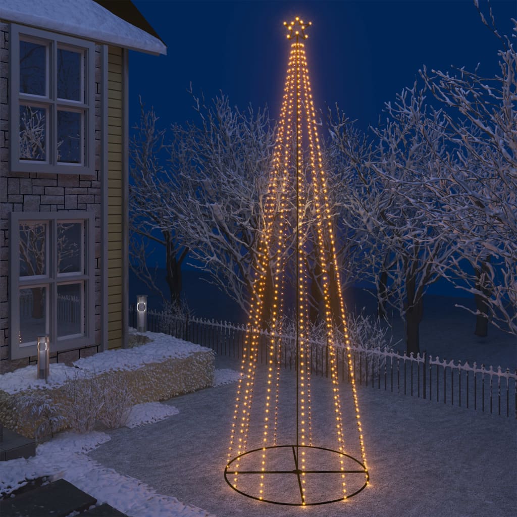 Christmas Cone Tree 100 Leds Decoration 70X180 Cm