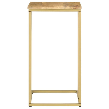 Side Table 35X45X65 Cm Solid Mango Wood