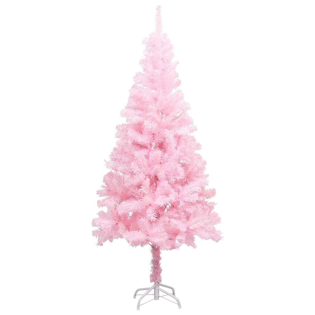 Artificial Pre-Lit Christmas Tree With Ball Set 120 Cm Pvc