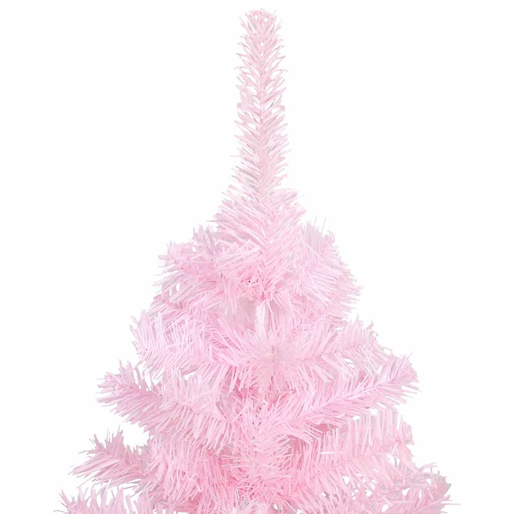 Artificial Pre-Lit Christmas Tree With Ball Set 120 Cm Pvc