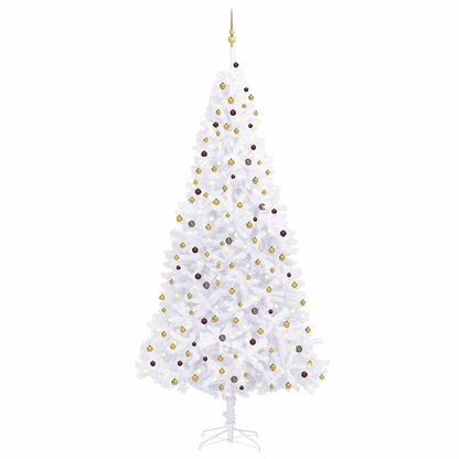Artificial Pre-Lit Christmas Tree With Ball Set Leds 400 Cm