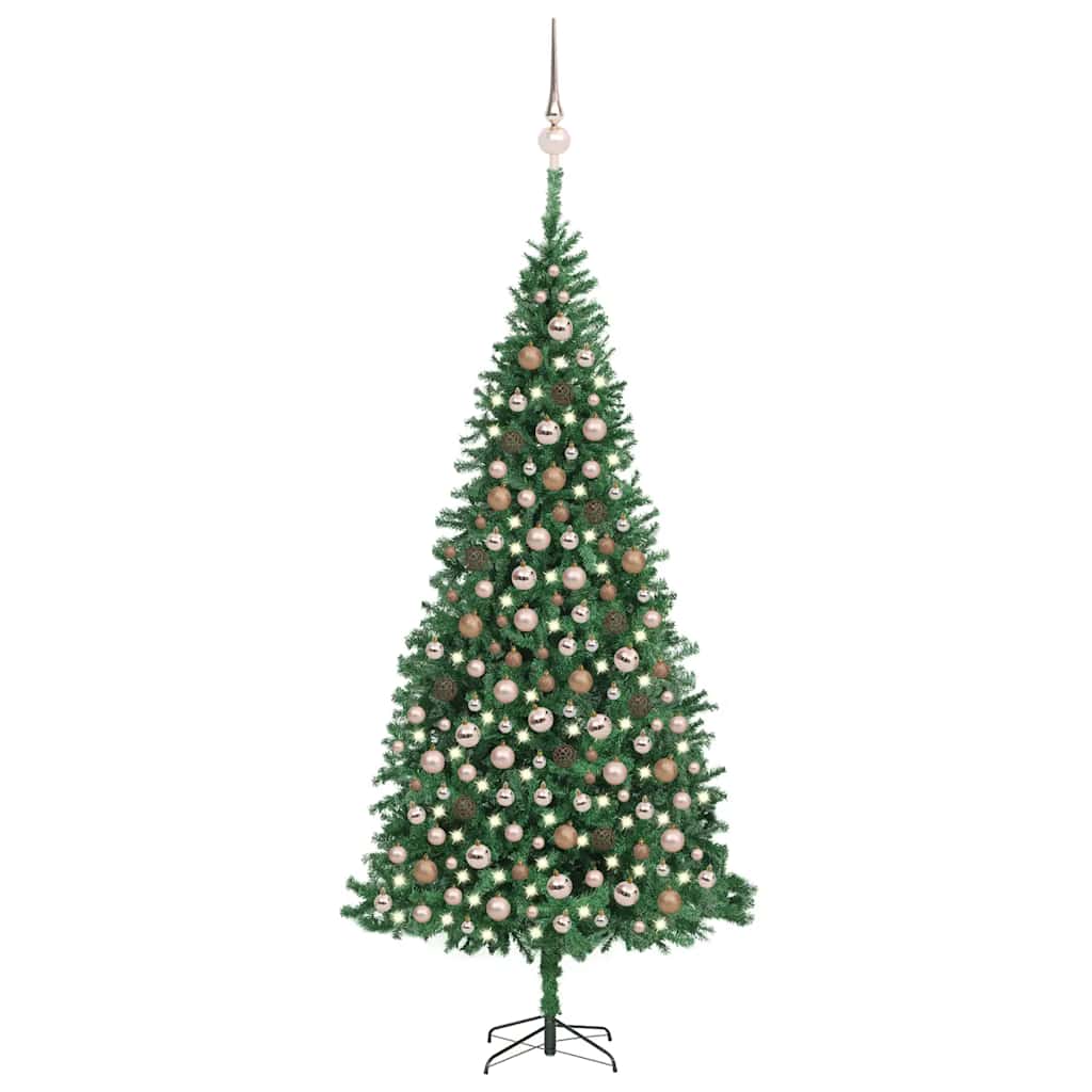 Artificial Pre-Lit Christmas Tree With Ball Set Leds 400 Cm
