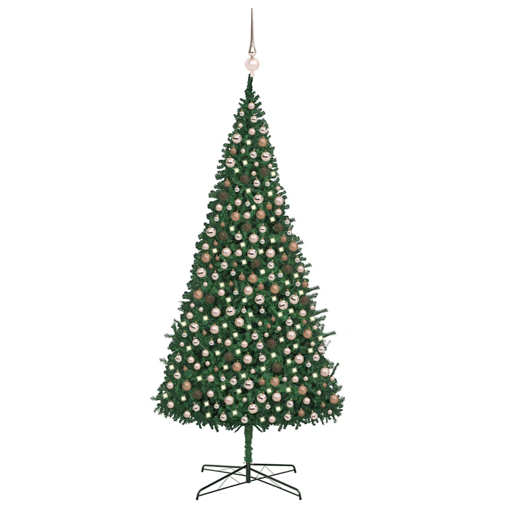 Artificial Pre-Lit Christmas Tree With Ball Set Leds 400 Cm
