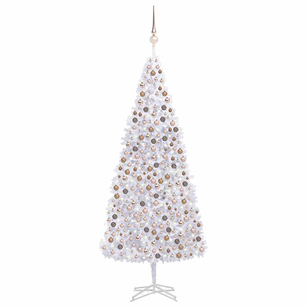 Artificial Pre-Lit Christmas Tree With Ball Set Leds 400 Cm