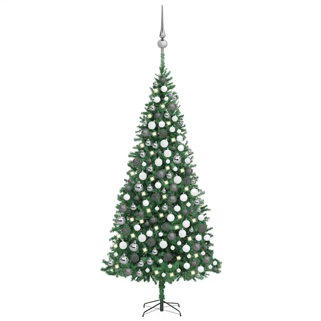 Artificial Pre-Lit Christmas Tree With Ball Set Leds 400 Cm