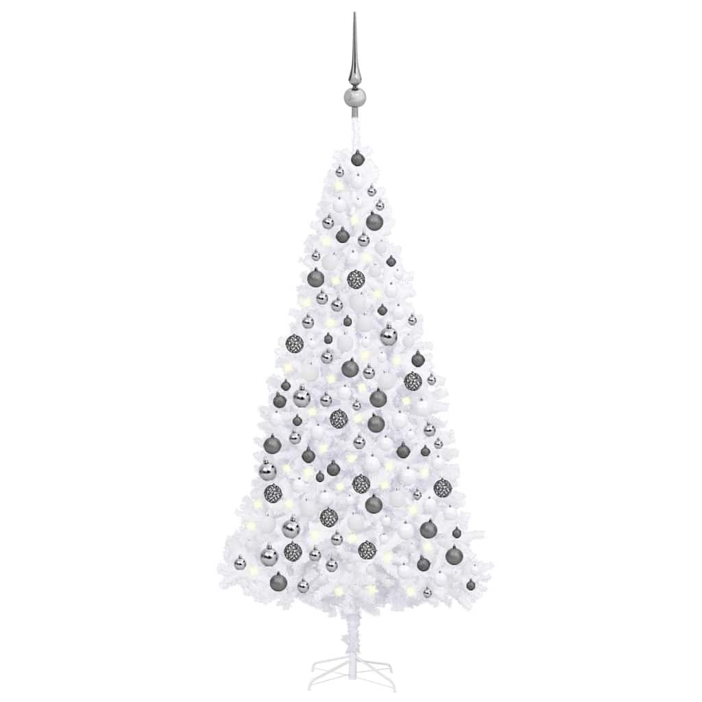 Artificial Pre-Lit Christmas Tree With Ball Set Leds 400 Cm