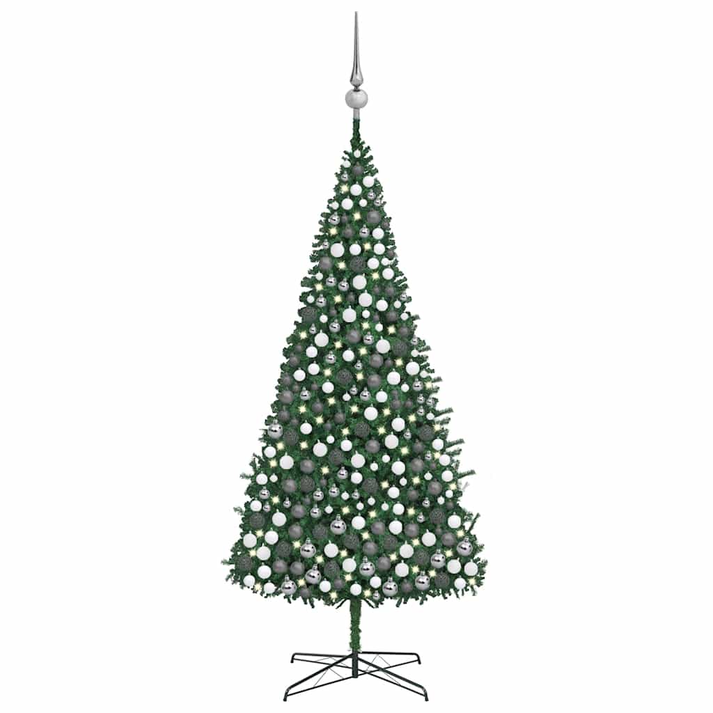 Artificial Pre-Lit Christmas Tree With Ball Set Leds 400 Cm