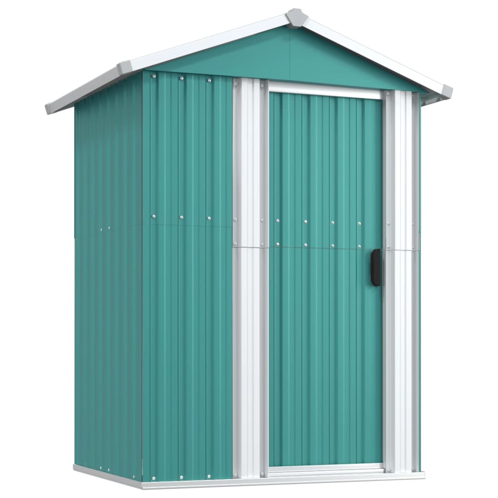 Garden Shed 126X97.5X177 Cm Galvanised Steel