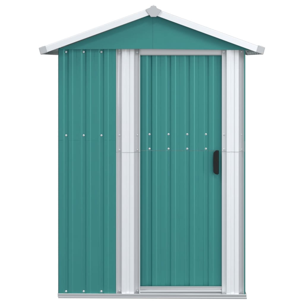 Garden Shed 126X97.5X177 Cm Galvanised Steel