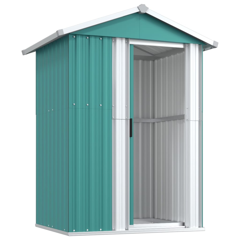 Garden Shed 126X97.5X177 Cm Galvanised Steel