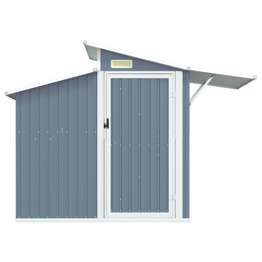 Garden Shed 270X130X208.5 Cm Galvanised Steel
