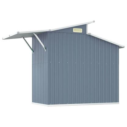 Garden Shed 270X130X208.5 Cm Galvanised Steel