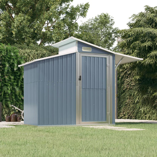 Garden Shed 270X130X208.5 Cm Galvanised Steel