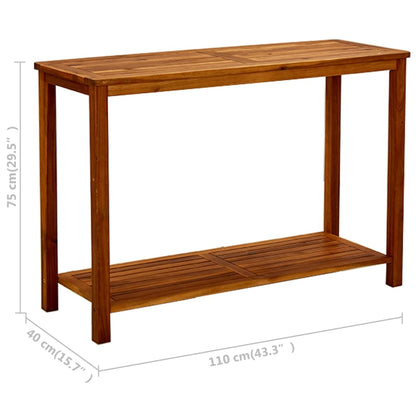 Garden Console Table Solid Acacia Wood