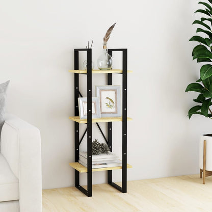 3-Tier Book Cabinet 40X30X Solid Pine