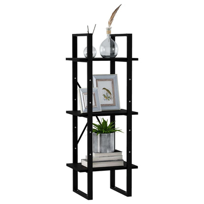 3-Tier Book Cabinet 40X30X Solid Pine