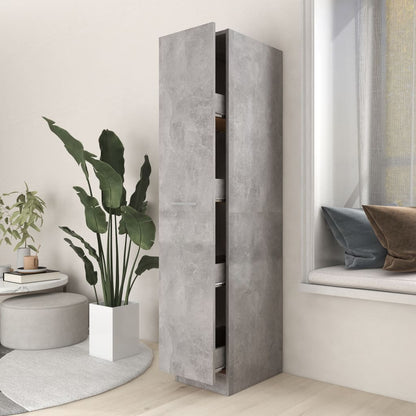 Apothecary Cabinet 30X42.5X150 Cm Engineered Wood