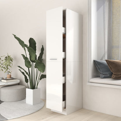 Apothecary Cabinet 30X42.5X150 Cm Engineered Wood