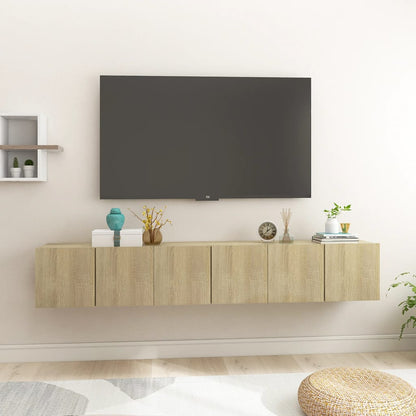 Hanging Tv Cabinets 3 Pcs 60X30X30 Cm