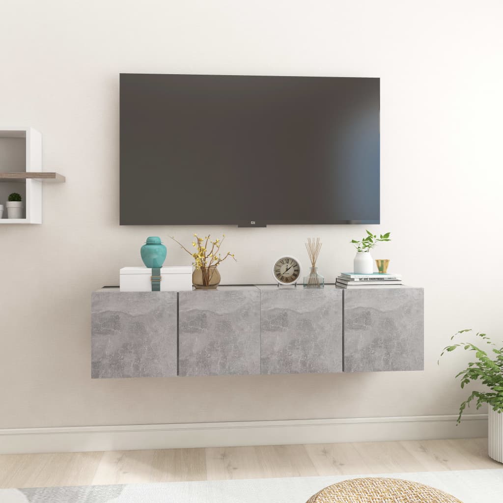 Hanging Tv Cabinets 3 Pcs 60X30X30 Cm