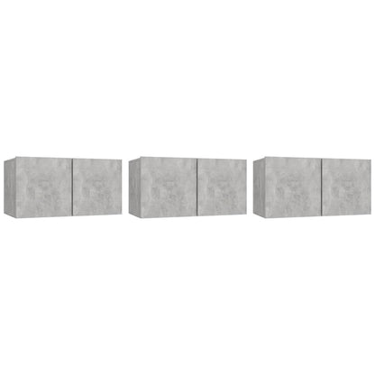 Hanging Tv Cabinets 3 Pcs 60X30X30 Cm