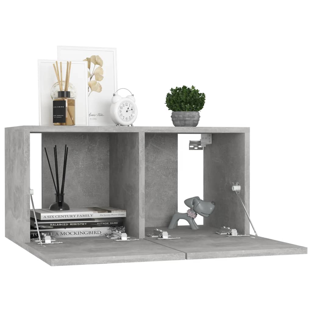 Hanging Tv Cabinets 3 Pcs 60X30X30 Cm