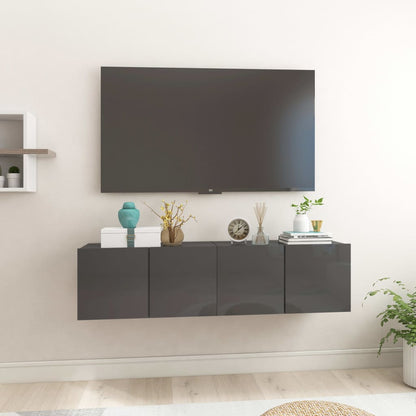 Hanging Tv Cabinets 3 Pcs 60X30X30 Cm