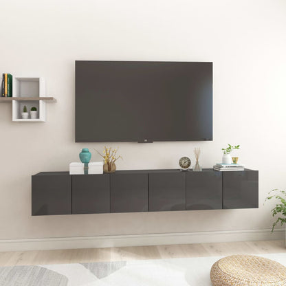 Hanging Tv Cabinets 3 Pcs 60X30X30 Cm