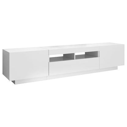 Tv Cabinet With Led Lights 180X35X40 Cm