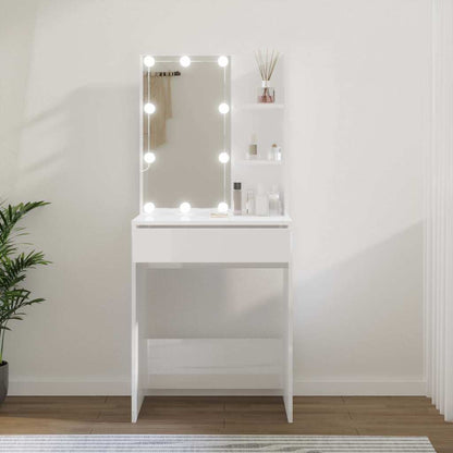 Dressing Table With Led 60X40X140 Cm