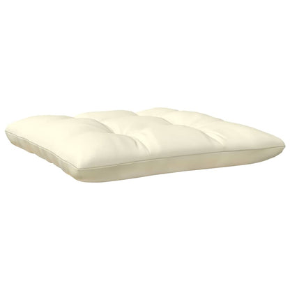 3 Piece Garden Lounge Set With Cream Cushions Solid Pinewood